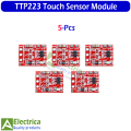 TTP223 Touch Sensor Module – Smart Capacitive Switch for Arduino & DIY (5/20/50 Pcs) by Electrica. 