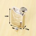 Mini Stainless Steel 5oz Hip Flask Liquor Alcohol Fuel Gas Gasoline Can. 