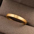 Cartoon SpongeBob Patrick Star Couple Rings for Women Men Copper Cute Finger Ring Friendship Gifts Jewelry Accessories. 