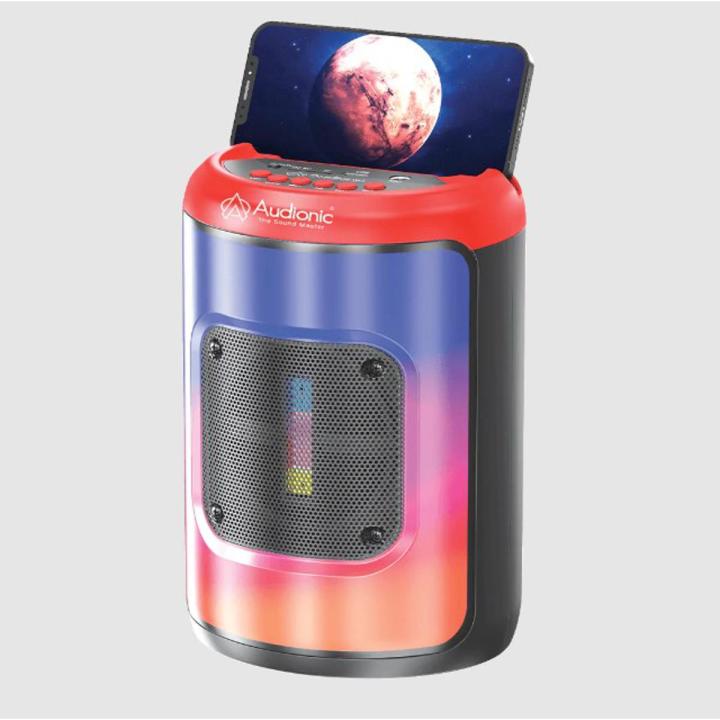 Audionic Hummer H4 / Bluetooth Portable Speaker With Deep Base And Separate Mic - RGB Lightning - TWS Feature - With 1 Year Official Brand Warranty (LATEST)