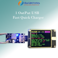 QC3.0 QC2.0 24w Quick Mobile Charger Module for Solar or UPS Battery to Fast Mobile Charger 1 2 4 Output Port Motor Vehicale 6-32v to 5v Step Down Fast Charger Module βoard. 