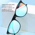 New Upgraded Red-Green Blindness Glasses Men and Women Common Use Color Weakness Eyeglasses Black Frame Oval. 