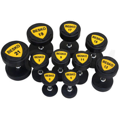 Pair of 1kg 2kg 3kg 4kg 5kg 6kg 8kg 10kg  Rubber Coated Dumbbell Fitness Home Gym Home Exercise Dumbell
