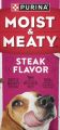 Purina Moist and Meaty Steak Flavor Soft Dog Food Pouches - 1000 grams bag. 