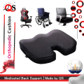 QS ENTERPRISE FOUNDCOOL Universal Memory Foam Car Seat Cushion for Driving Booster Driver Seat Tailbone Back Pressure Relief Breathable Pad for Cars Trucks SUVs Vehicles Office Chair Wheelchair - High Qualiy. 