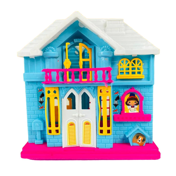Doll House - Beauty Villa Set For Kids - Lovely Pink Doll House - Doll House For Girls - Pink Color Doll Play House