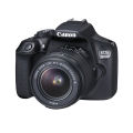 Canon EOS 1300D with Kit Lens + Card + Pouch. 