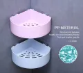 Bathroom Storage Rectangular Rack & Corner Shelf Organizer No Drill for Shower Soap Shampoo Holder Toilet Storage Accessories with Drainage hole. 