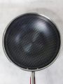 Stainless Steel Frying Pan 316 Stainless Steel Household Flat Bottom Cooking Pan With Steel Handle Double-sided Honeycomb Uncoated Non-stick Pan Home Kitchen Cookware (Color : Black, Size : 34cm). 