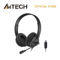 A4Tech HU-10 High Performance USB Headset Black. 