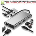 TYPE C Converter USB Hub Type C Hub Type C Docking Station 8 in 1/ 11 in 1 Adapter. 