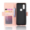 For Motorola One Vision Wallet Case Magnetic Book Flip Cover with Removable Credit Card Holder. 