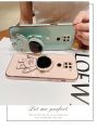 COROGI for Xiaomi Redmi Note 9 Back Cover with Astronaut Folding Bracket Luxury 6D Plating Frame Stand Cases Shiny Square Soft Silicone Phone Case. 