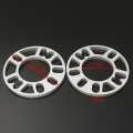 2pcs Universal car Aluminum 3mm 5mm 8-10mm Wheel Spacer Shims Plate 4 5 STUD For 4x100 4x114.3 5x100 5x108 5x114.3 5x120. 