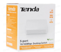 Tenda S105 Ethernet Switch,Mini 5 Port Desktop Ethernet Network Switch,10/100Mbps LAN Hub,Small and Smart,Plug and Play,Easy Setup. 