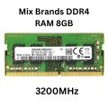 DDR4 RAM For Laptop 8GB 3200MHz SO-DIMM RAM. 