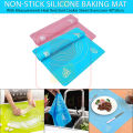 Non-Stick Silicone Baking Mat With Measurements Heat Resistant Cookie Sheet Oven Liner (Multi color). 