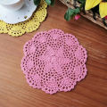 Table Mats Washable Round Beautiful Floral Placemats Coasters. 