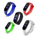 Digital Touch LED M4 Sports Kids Watch, Waterproof, Silicon Strap, Adjustable, Stylish Smart Band for Boys and Girls. 
