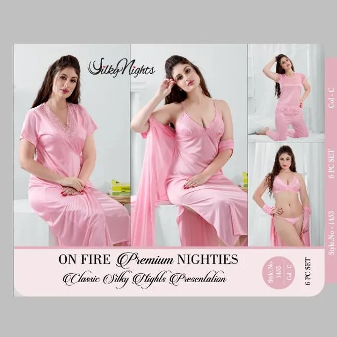 6%20Pieces%20-%20Night%20Suit%20/%20Night%20Dress%20/%20Night%20For%20Women%20-%20Image%202