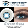 Circle Blue COSMETIC COLORED CONTACT LENSES Eye Contact Lenses Forever Beauty / Disposable Lenses / Lense, Eye Lense / Color Lense / Eye Lenses For Girls Women Men. 