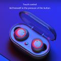[In stock] M2 TWS Touch Control Headset Bluetooth V5.0 + EDR Wireless Earbuds Noise Reduction Earphone Stereo HiFi Sound Music Headphone Handsfree Earphones with Mic with Charging Box. 