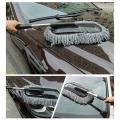 Car Wash Cleaning Brush Duster Dust Wax Mop Microfiber Telescoping Dusting Tool. 