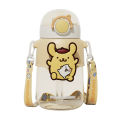 690ml Sanrio Large Capacity Water Bottle Cinnamoroll Kuromi My Melody Portable Straw Water Cup for Outdoor Sports Fitness. 