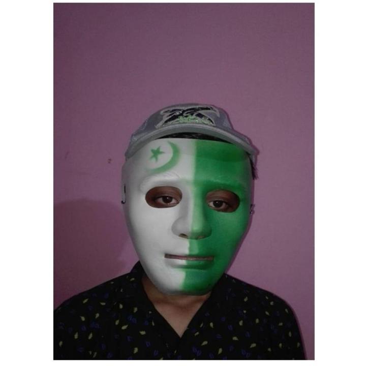 Pakistani Flag mask - Flag Printed