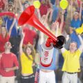 Handheld Air Horn, Aluminum+ABS Portable Handheld Air Pump Horn, Loud Noise Maker Safety Horn for Sporting Events. 