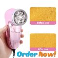 Household Clothes Shaver Fabric Lint Remover Fuzz Electric Fluff portable Brush&blade Professional Rechargeable Lint Remover (Premium Quality with Extra Blades). 