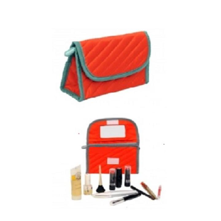 CUSTOMIZE Large Capacity Makeup Pouch Multi function Purse Makeup Cosmetic Bag