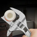 Adjustable Wrench Bathroom Spanner Wrenches Wide Jaw 6-68mm Aluminum Alloy Spanner Wrenches Shank Plumber Hand Tool C. 