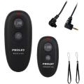 PHOLSY Camera Remote Wireless Shutter Release Control Compatible with Canon EOS R3, R6, R5C, 90D, 850D, 5D, 6D II, 7D II, 40D, 50D; for Olympus OM-1, EM1X, EM1 II; for Fuji GFX50SII, XT3, XT4, XT30II. 