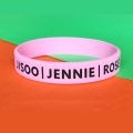 Kpop Idol BLACKPINK JISOO JENNIE ROSE LISA Silicone Bracelet. 