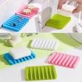 Silicone Soap Dishes Self Draining Soap Bar Holder Soap Saver Sponge Tray Drainer Dishes for Bathroom Shower Bathtub Kitchen (1 Pcs). 