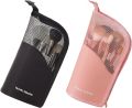 Travel Makeup Brush Bag Portable Cosmetic Brush Holder Organizer Waterproof Stand-Up Makeup Brush Pouch Zipper Toiletry Bag. 