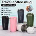Coffee Mug, 380ML/510ML Heat Preservation Coffee Mug Stainless Steel Travel Portable Mug Coffee Milk Cup Vacuum Flasks Thermos Cup. 