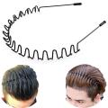 pack of 3pcs -head Bands, zig Zag hair bands, Head Band For Unisex Girls Men Boys Male And Female / Fashion Tie With Teeth Unisex Black. 