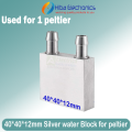 Set of 5pcs TEC1-12706 Peltier Module , HY510 Thermal Compound Grease Paste 40*40*12mm Water Block , 2 Fit pipe and  DC 12V 370 Diaphragm Water pump Self Priming Pump. 