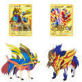 New 10000 Point Arceus Vmax Pokemon Card Metal DIY Card Charizard Gold Limited Edition Gift Game Collector Card for Kids. 