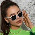 ZEBF-Vintage Square Women Sunglasses Luxury Brand Designer Trend Men Mirror Sun Glasses Retro Female Shades Zonnebril Dames UV400. 