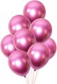 5pcs 10inch Original Shiny Pink Chrome Balloons Solid Metallic Balloon Chrome Pink Theme Balloon Party Balloons High Quality Latex Balloon Birthday Party Decoration, Wedding helium balloon. 