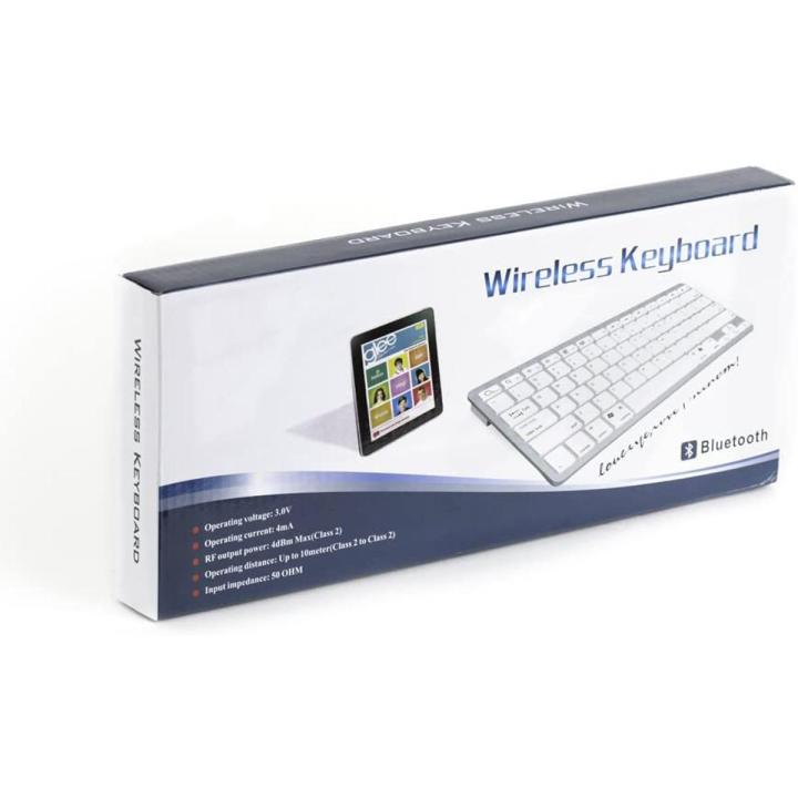 Ultra Slim Mini Bluetooth 3.0 Wireless Keyboard For select Tablets, Computers, Mobile and Laptops