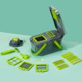 22 In 1 Multifunctional Vegetable Chopper Manual Chopper with Container Food Chopper Cutter. 