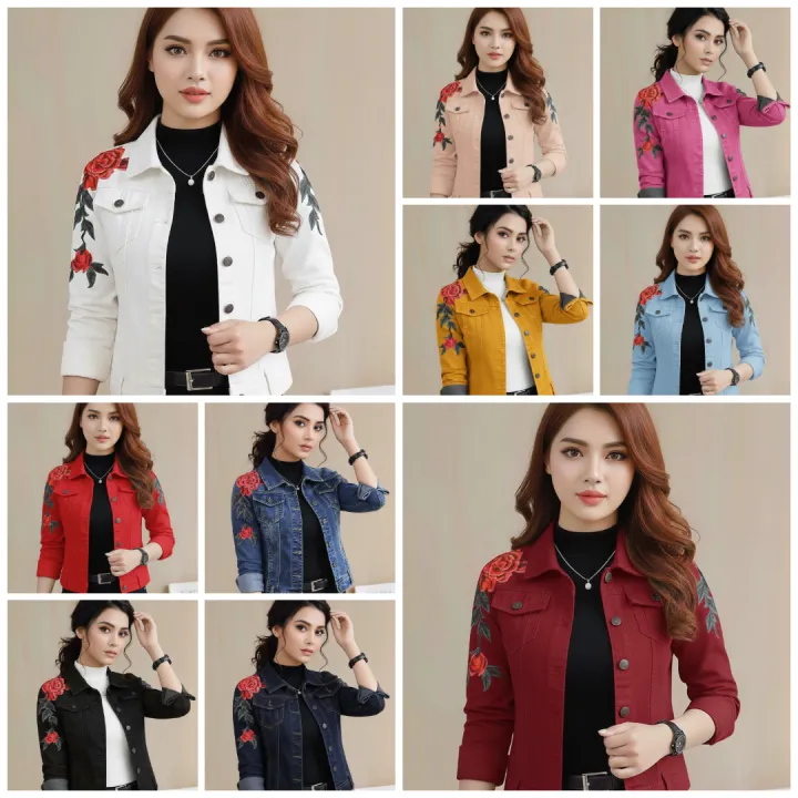 construction: iter, the world’s most complex project... Women’s Aesthetic Floral Denim Jacket for Cold Days | Daraz.pk