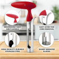 Premium Apple Corer and Slicer Tool Fruit Remover Pear Bell Pepper Coconut Pineapple Durable Kitchen Tool Portable App Cutter. 