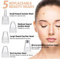 Derma Suction Blackhead Removal Machine 4 in 1 Black Head Remover Machine - Acne Pore Cleaner Vacuum Sucion Tool Blackhead Removal On Nose Sucing Machine. 