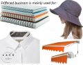 Interlining Buckram for Men’s Collars & Cuffs | Fabric Stiffener for Shirts & Hats. 