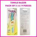Tinkle Razors With Safety Cover For Facial Hair And Eyebrow For Ladies/Girls/Women, Touch-up Lip Razer, Sharp Mini Makeup Shaper, Twinkle Beautiful Eyebrows Trimmer, Hair Removal Makeup Accessories, Body & Face Facial Razors, Tweezers & Razors. 